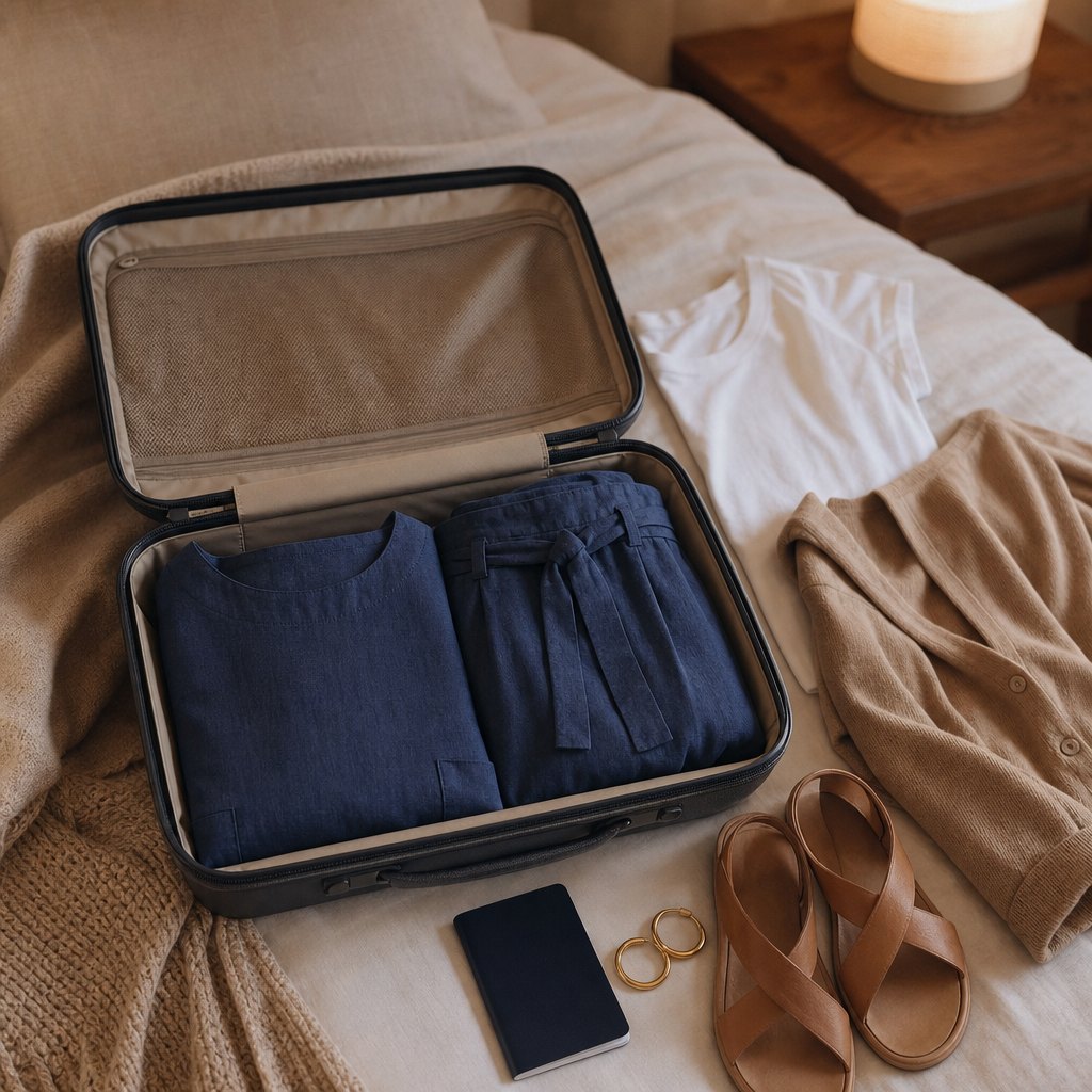 Packing takes four minutes
